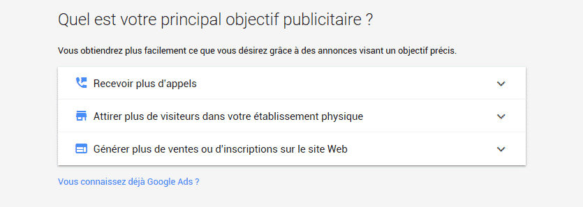 créer une campane google ads